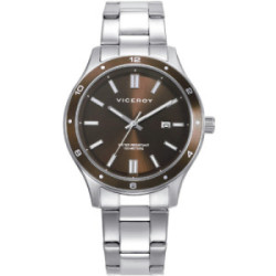 Reloj Viceroy Magnun para hombre 41mm esgera y bisel marrón chocolate