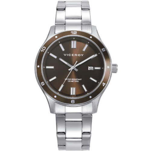Reloj Viceroy Magnun para hombre 41mm esgera y bisel marrón chocolate
