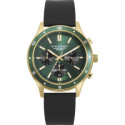 Reloj Viceroy Crono Magnun 41mm esfera verde y correa de caucho negro