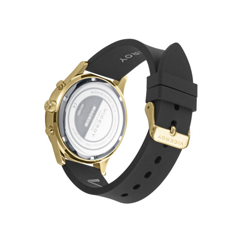 Reloj Viceroy Crono Magnun 41mm esfera verde y correa de caucho negro