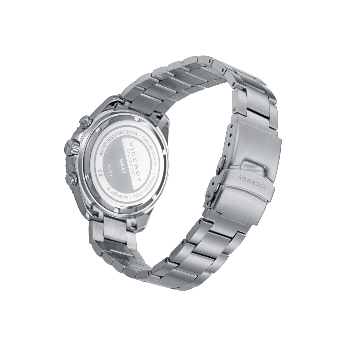 Reloj Viceroy Crono Heat 41mm esfera azul clarito