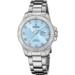 Reloj Festina Boyfriend para señora esfera azul clarito