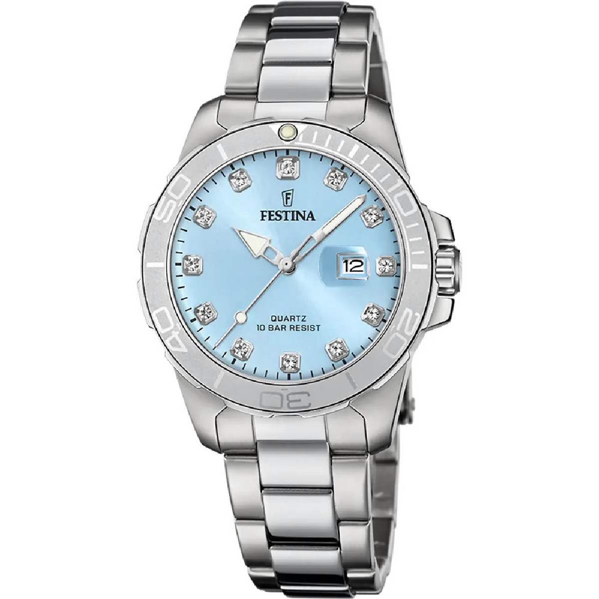 Reloj Festina Boyfriend para señora esfera azul clarito