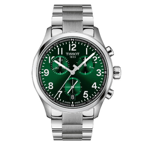 Reloj Tissot Chrono L 42mm esfera verde para hombre y mujer
