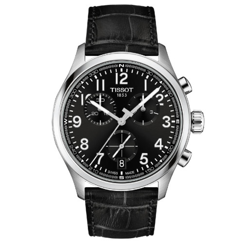 Reloj Tissot Chrono L 42mm esfera negra para hombre y mujer