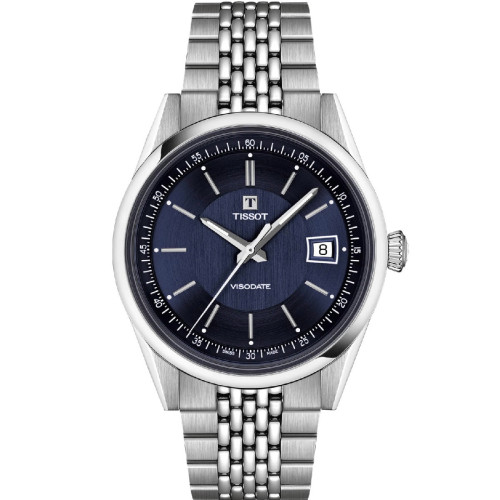 Reloj Tissot Visodate 39mm esfera azul