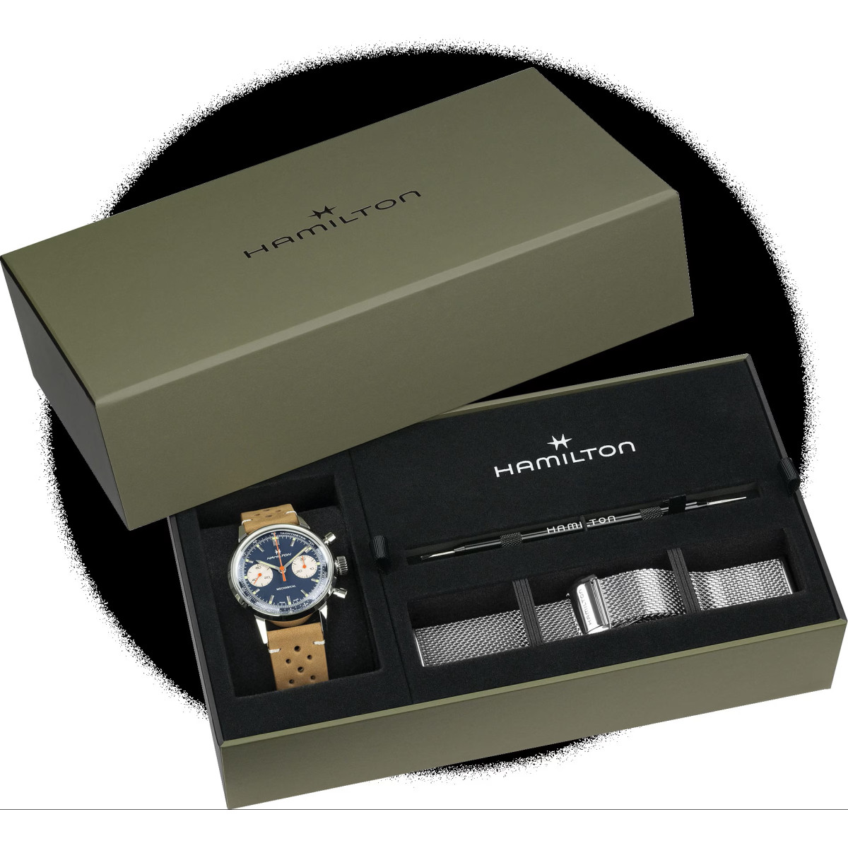 Reloj Hamilton American Classic Intramatic Chronograph H cuerda manual 40mm