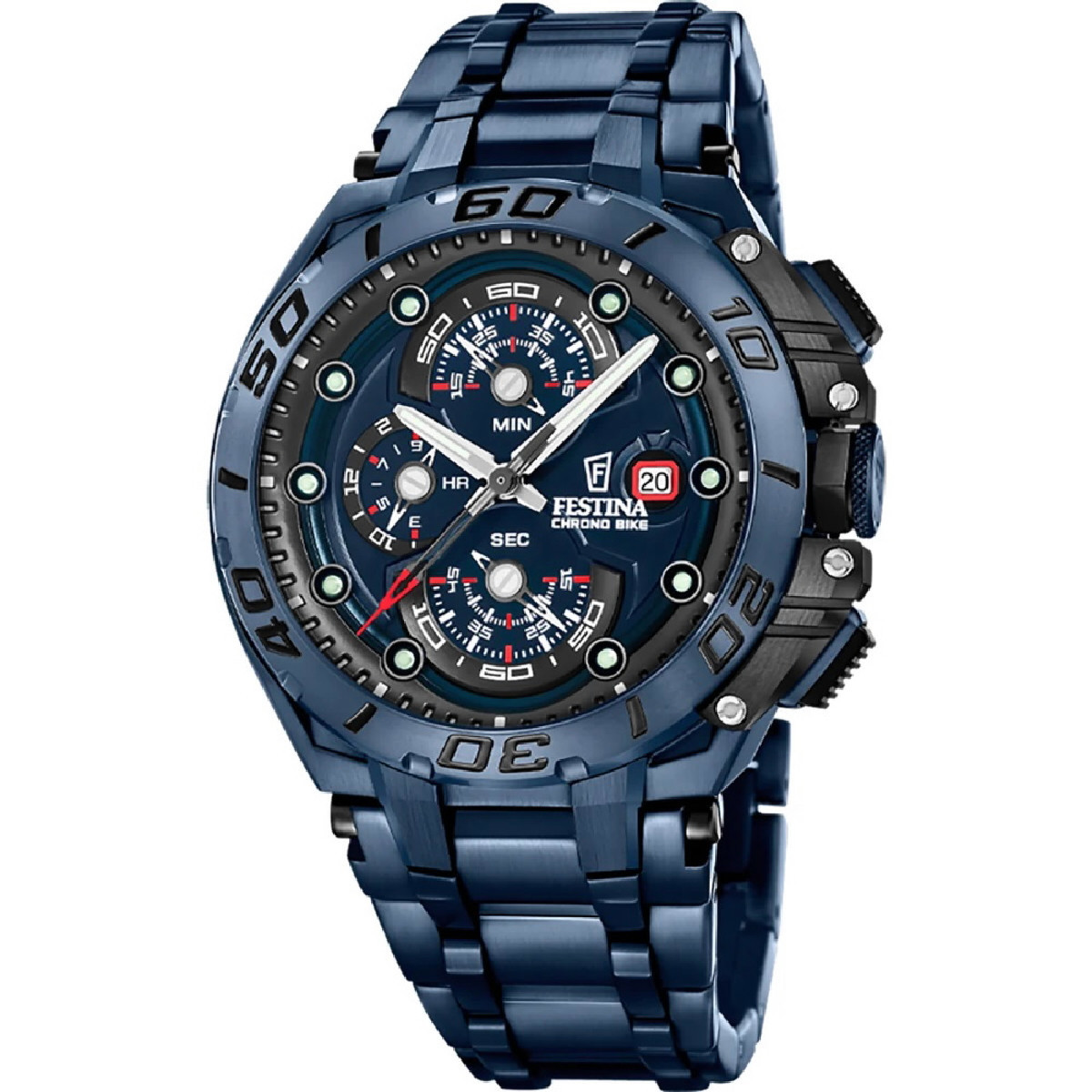Reloj Festina Chrono Bike Special Edition IP azul 48mm