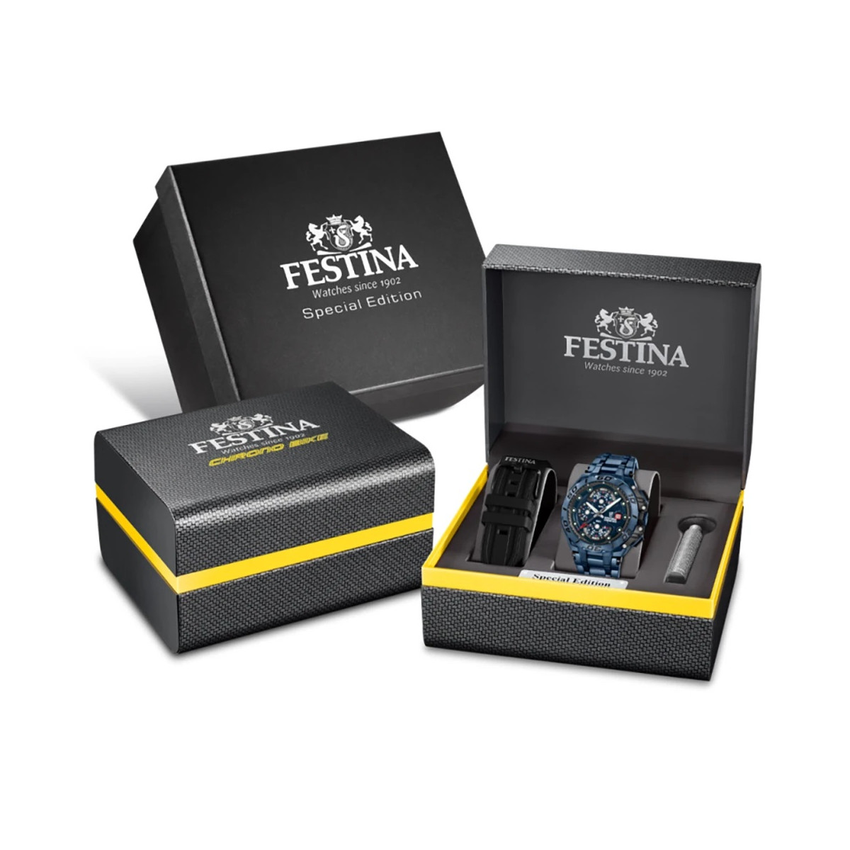 Reloj Festina Chrono Bike Special Edition IP azul 48mm