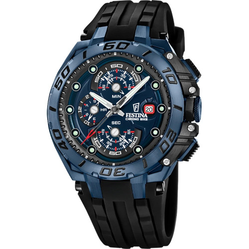 Reloj Festina Chrono Bike Special Edition IP azul 48mm