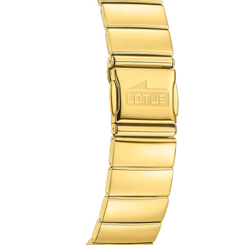 Reloj Lotus Square unisex acero dorado