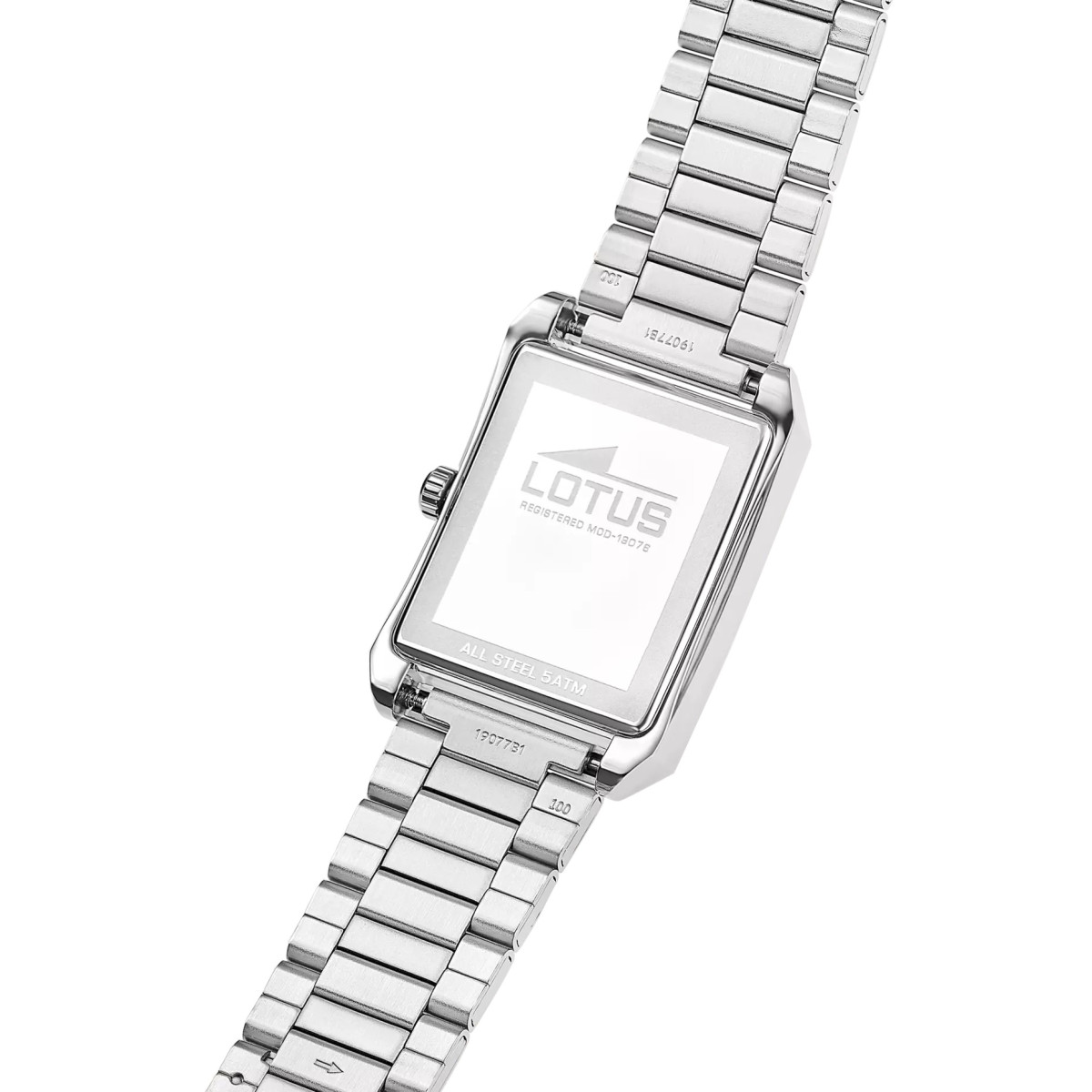 Reloj Lotus Square unisex acero