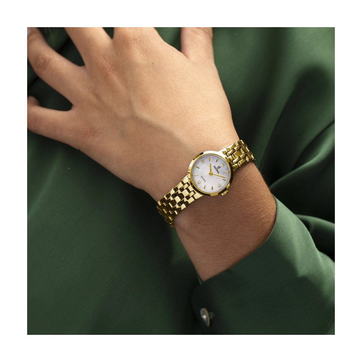 Reloj Festina Mademoiselle acero dorado 23mm