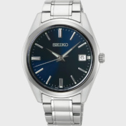 Reloj Seiko Neo Classic para caballero esfera azul marino