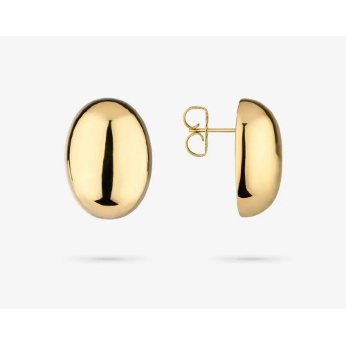 Pendientes Radiant Soulmate acero dorado