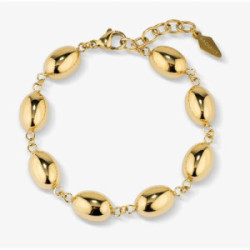 Pulsera Radiant Soulmate Drops acero dorado