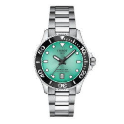 Reloj Tissot Seastar 1000 para señora esfera turquesa 36mm