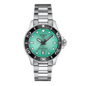 Reloj Tissot Seastar 1000 para señora esfera turquesa 36mm