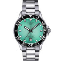 Reloj Tissot Seastar 1000 40MM Cuarzo para hombre esfera azul turquesa