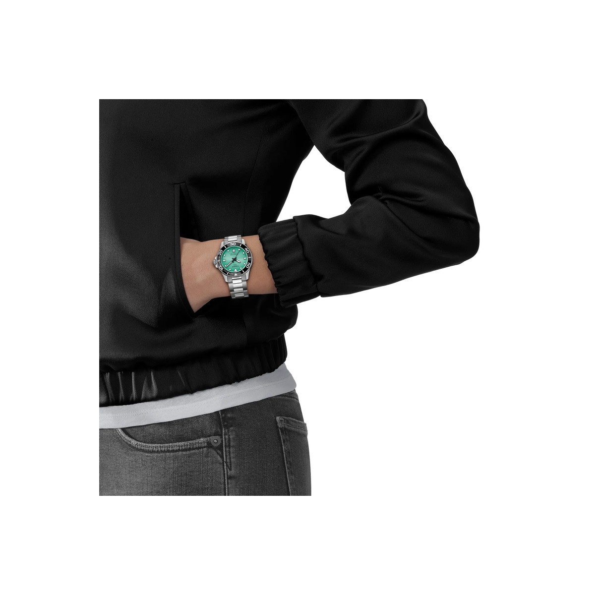 Reloj Tissot Seastar 1000 para señora esfera turquesa 36mm
