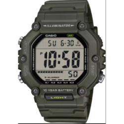Reloj Casio Collection digital silicona verde kaki