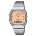 Reloj Casio Edgy Collection Ana-Digi para mujer y hombre esfera salmón