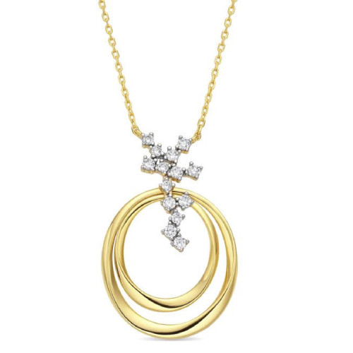Collar Luxenter Dinoal plata 925 dorada