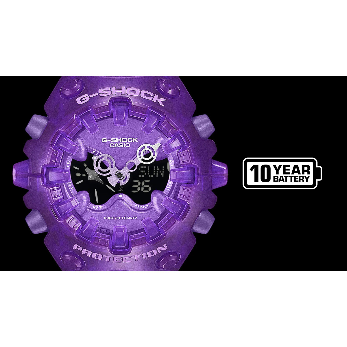 Reloj Casio G-Shock Basic Series GA-V01 lila