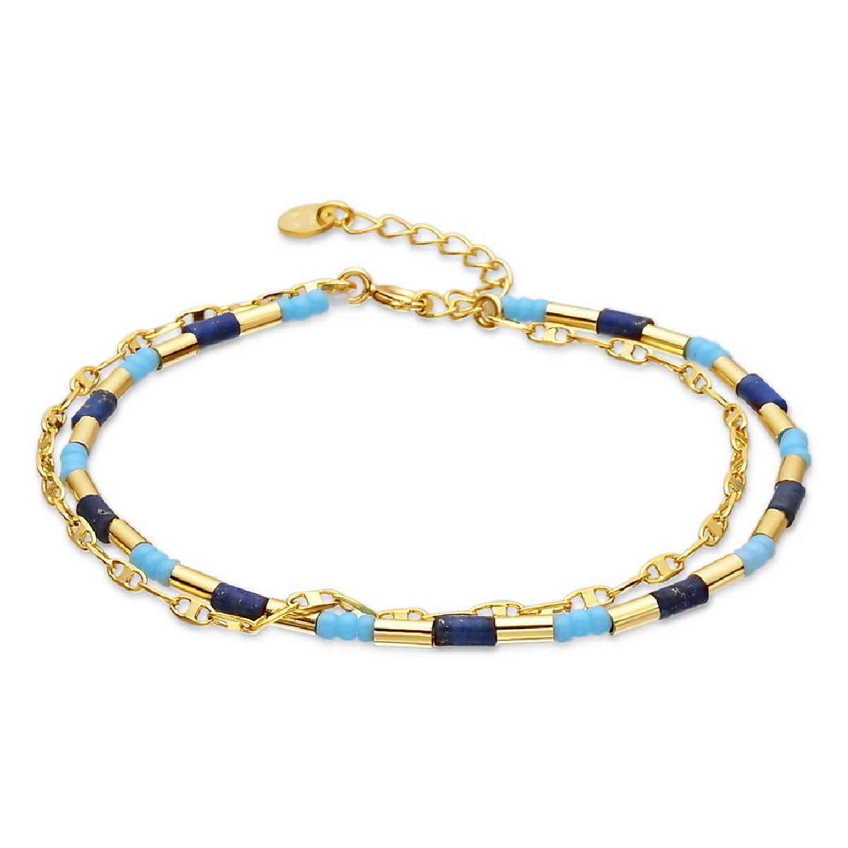 Pulsera Luxenter Chokki plata 925 dorada