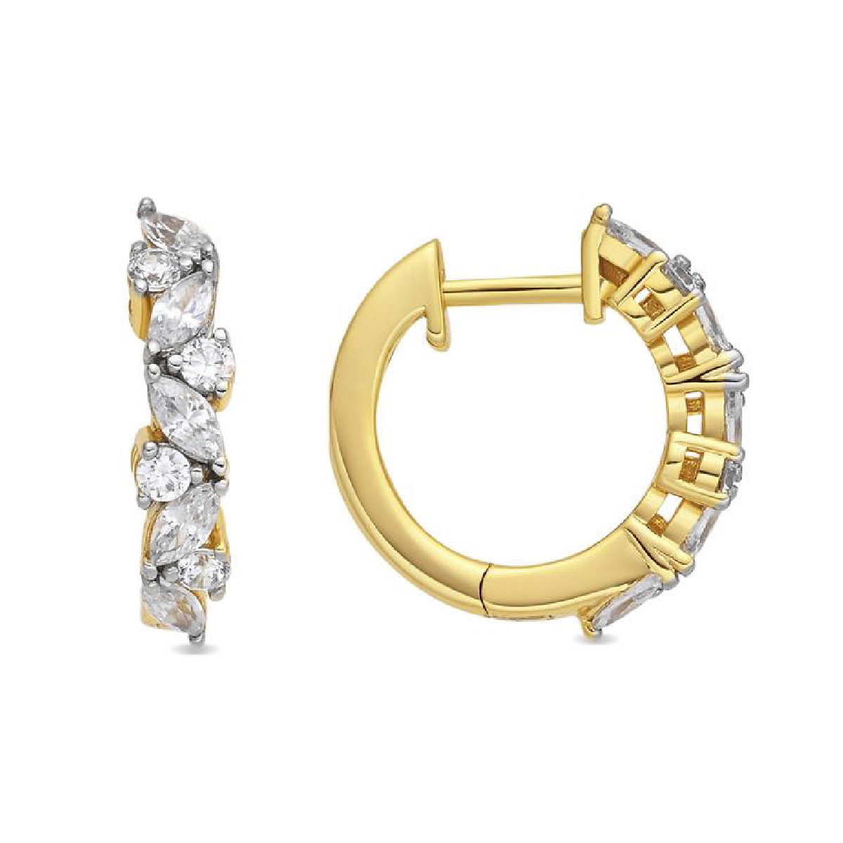 Pendientes Luxenter Xode plata 925 dorada