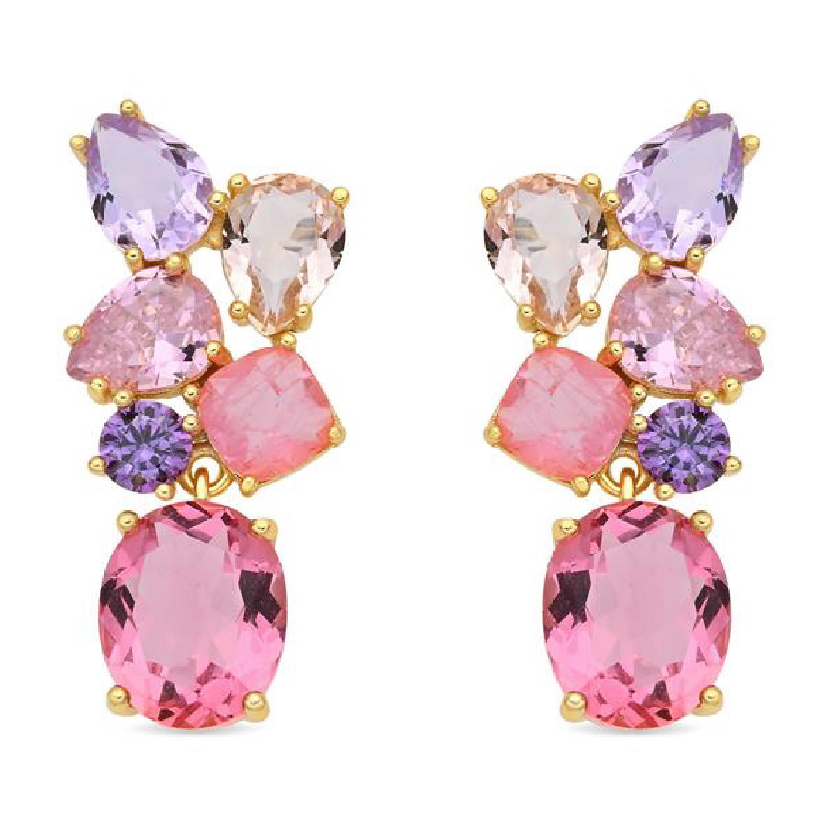 Pendientes Luxenter Beliss plata 925 dorada