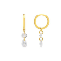 Pendientes Luxenter Meci plata 925 dorada