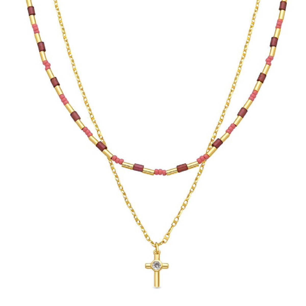 Collar Luxenter Unerio plata 925 dorada