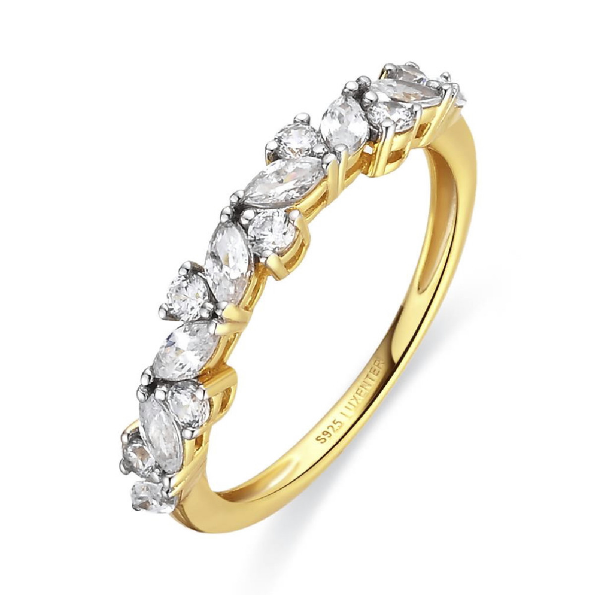 Anillo Luxenter Xode plata 925 dorado talla 16