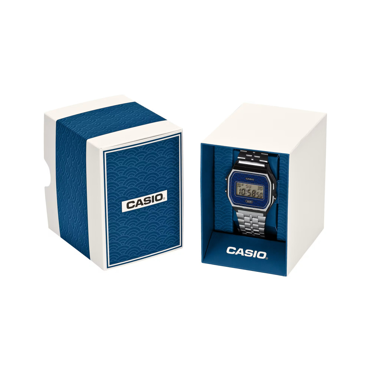 Reloj Casio Vintage digital esfera azul