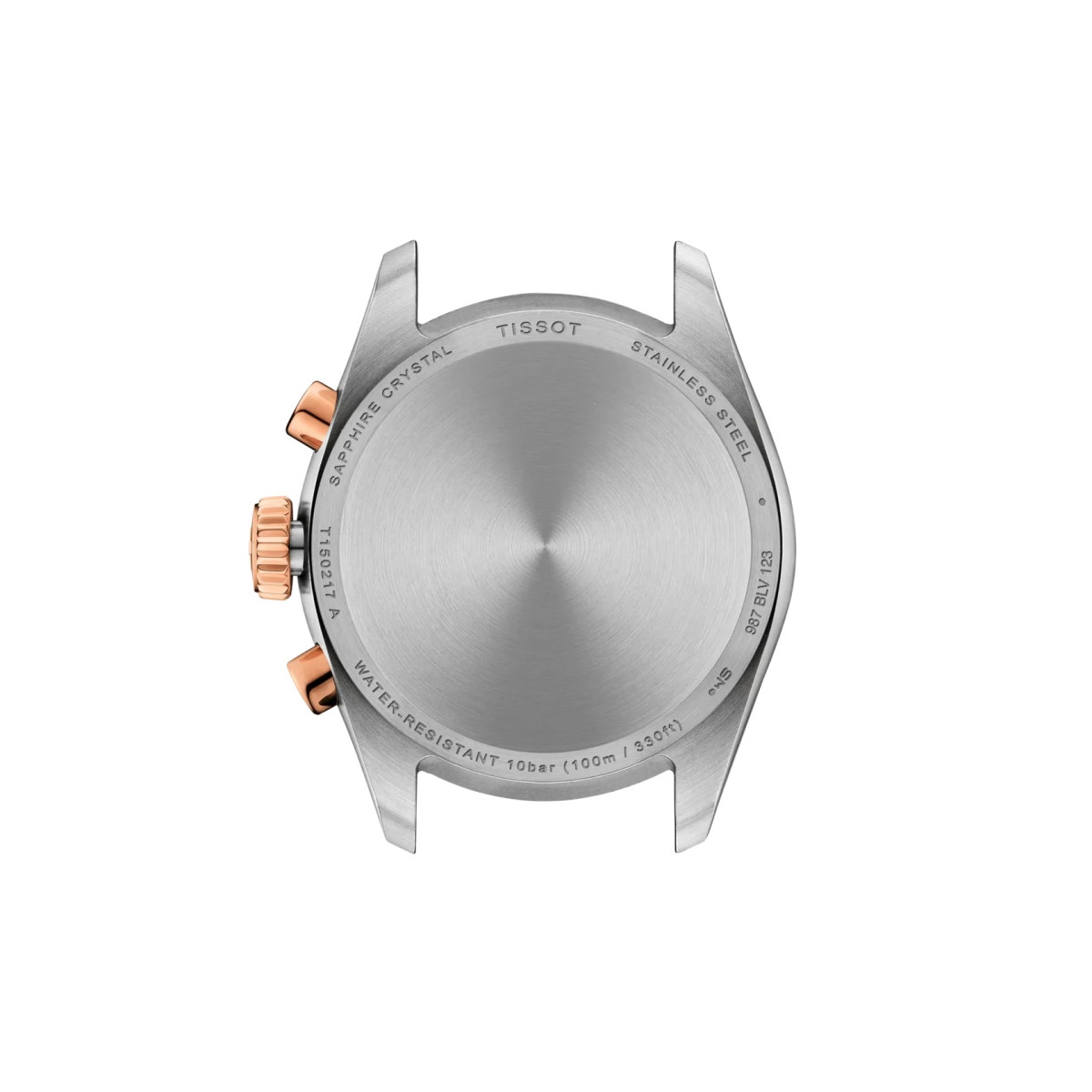 Reloj Tissot PR100 Chrono 36mm Bicolor esfera nácar