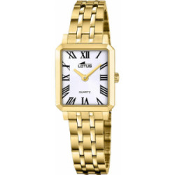 Set reloj Lotus para mujer 2Gether IP dorado 22x32 con pulsera de acero dorado