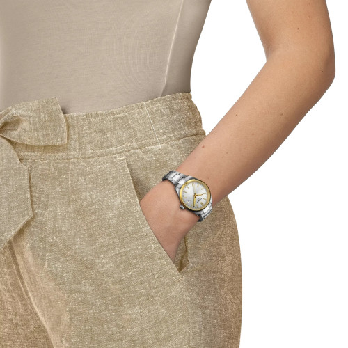 Reloj Tissot PR100 Cuarzo 34mm bicolor para mujer