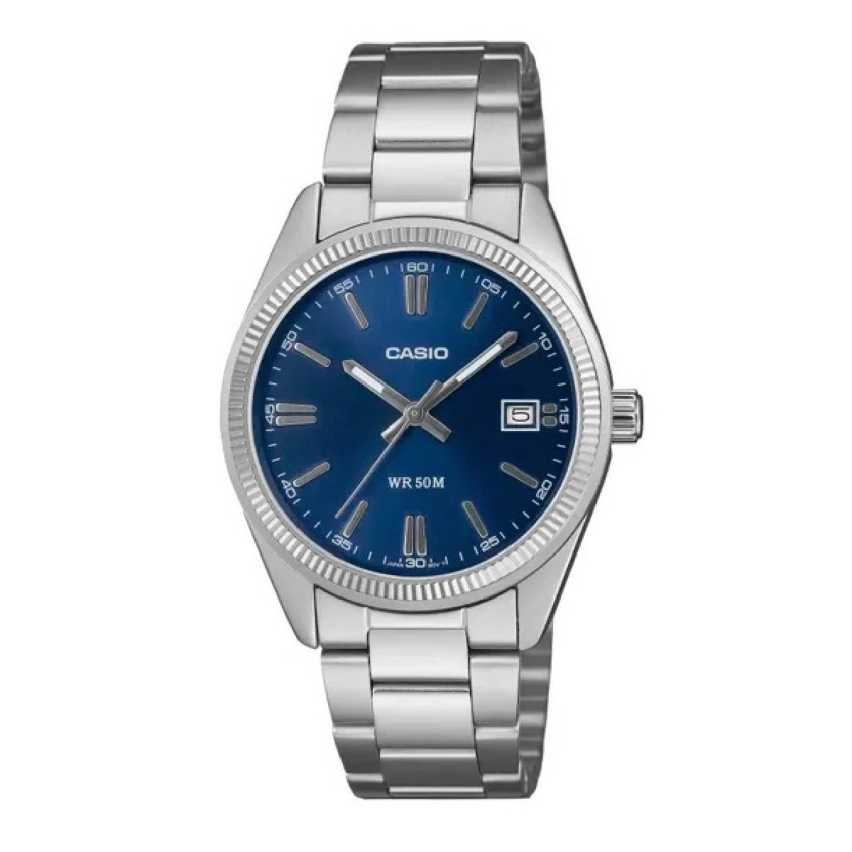 Reloj Casio para señora y mujer 35mm esfera azul marino