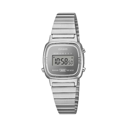 Reloj Casio Collection Digital esfera gris 24x30mm