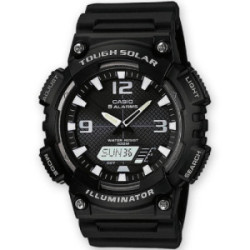 Reloj Casio Collection Anadigi 46mm caucho negro