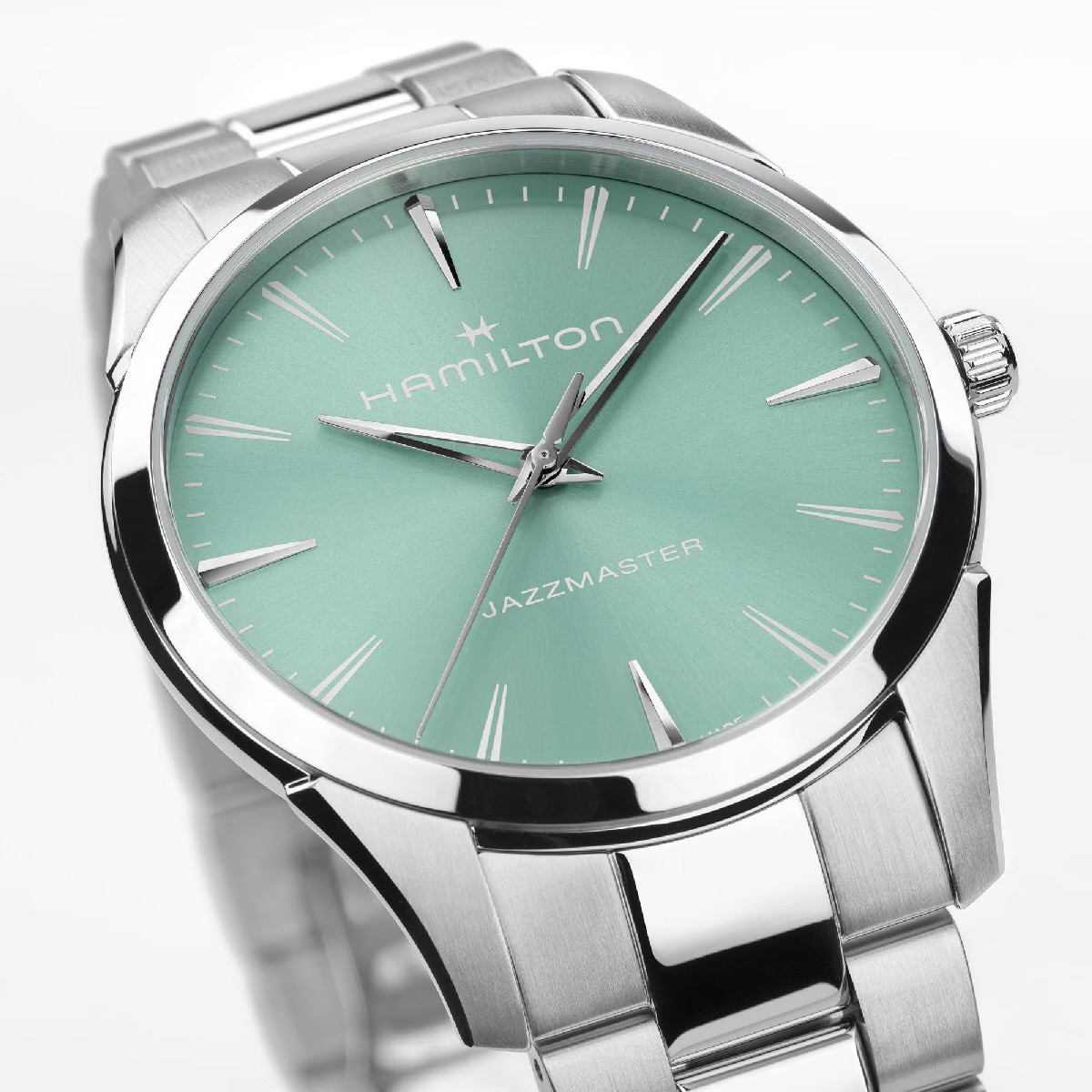 Reloj Hamilton Jazzmaster cuarzo 40mm esfera verde
