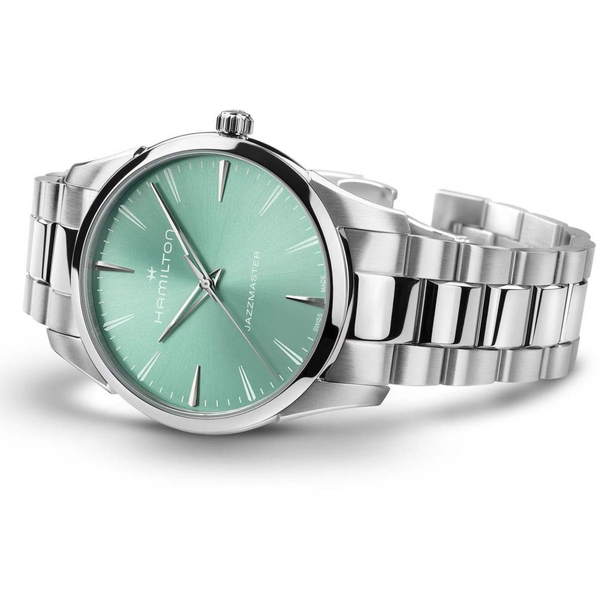 Reloj Hamilton Jazzmaster cuarzo 40mm esfera verde
