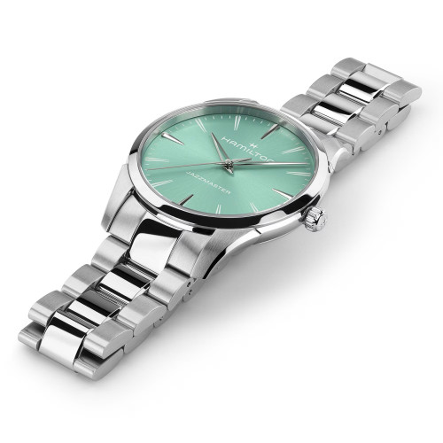Reloj Hamilton Jazzmaster cuarzo 40mm esfera verde