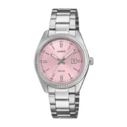 Reloj Casio para señora 30mm esfera rosa