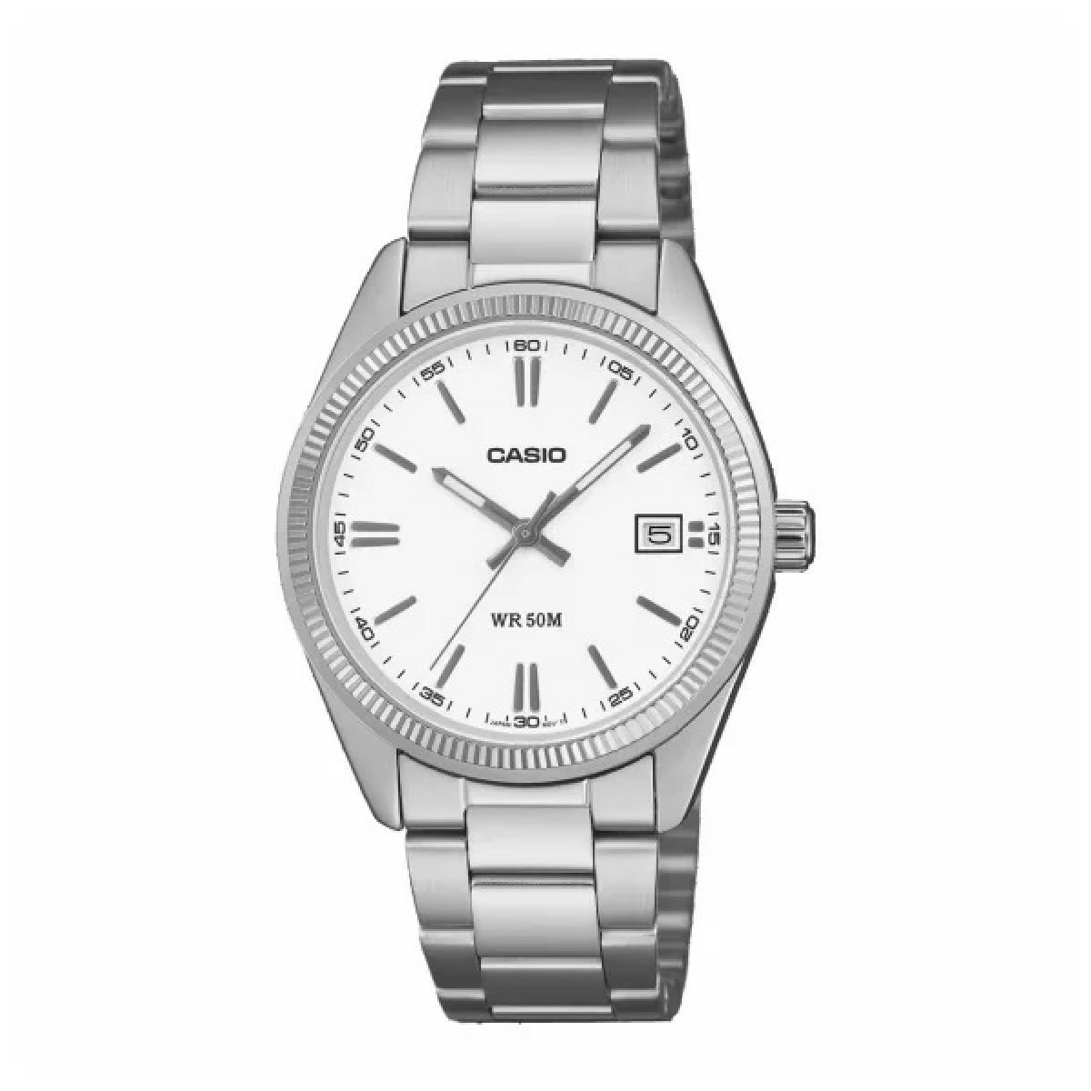 Reloj Casio para señora y mujer 35mm esfera blanca