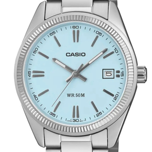 Reloj Casio para señora y mujer 35mm esfera azul cielo