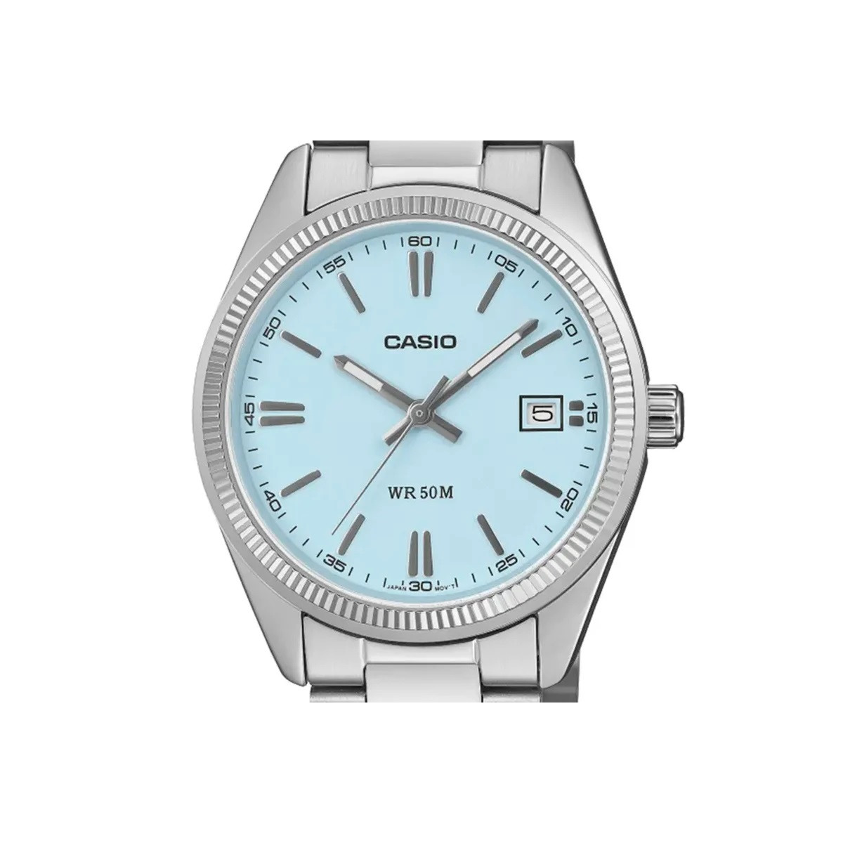 Reloj Casio para señora y mujer 35mm esfera azul cielo