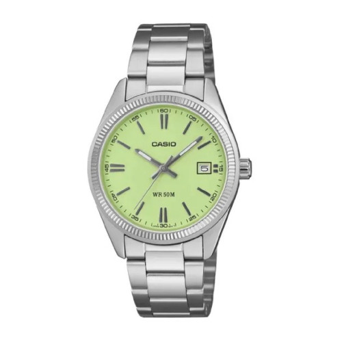 Reloj Casio para señora y mujer 35mm esfera verde clarito