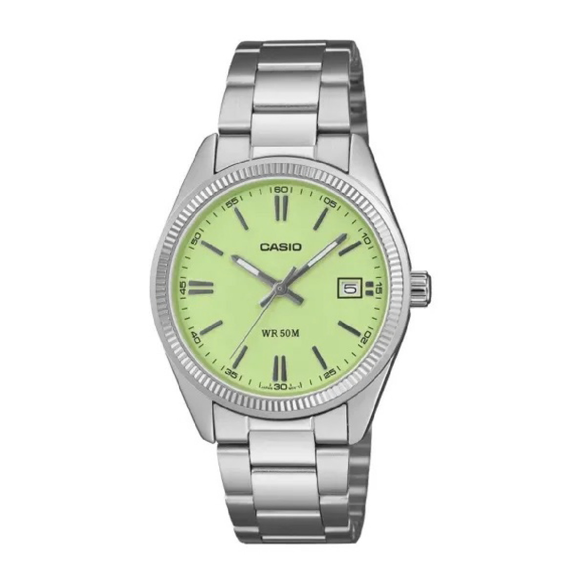 Reloj Casio para señora y mujer 35mm esfera verde clarito